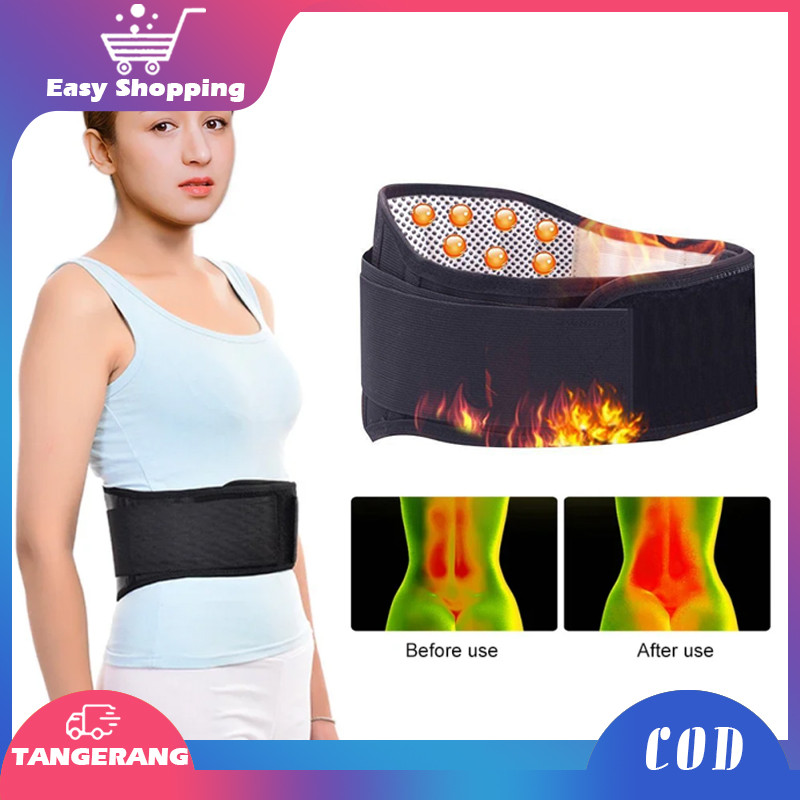 Korset Pinggang Saraf Kejepit Sabuk Magnet Terapi Pinggang Sabuk Pemanas Pinggang Tourmalin Sabuk Te