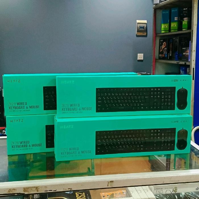 HEATZ ZK28 Wired Keyboard & Mouse Combo | Keyboard Mouse USB