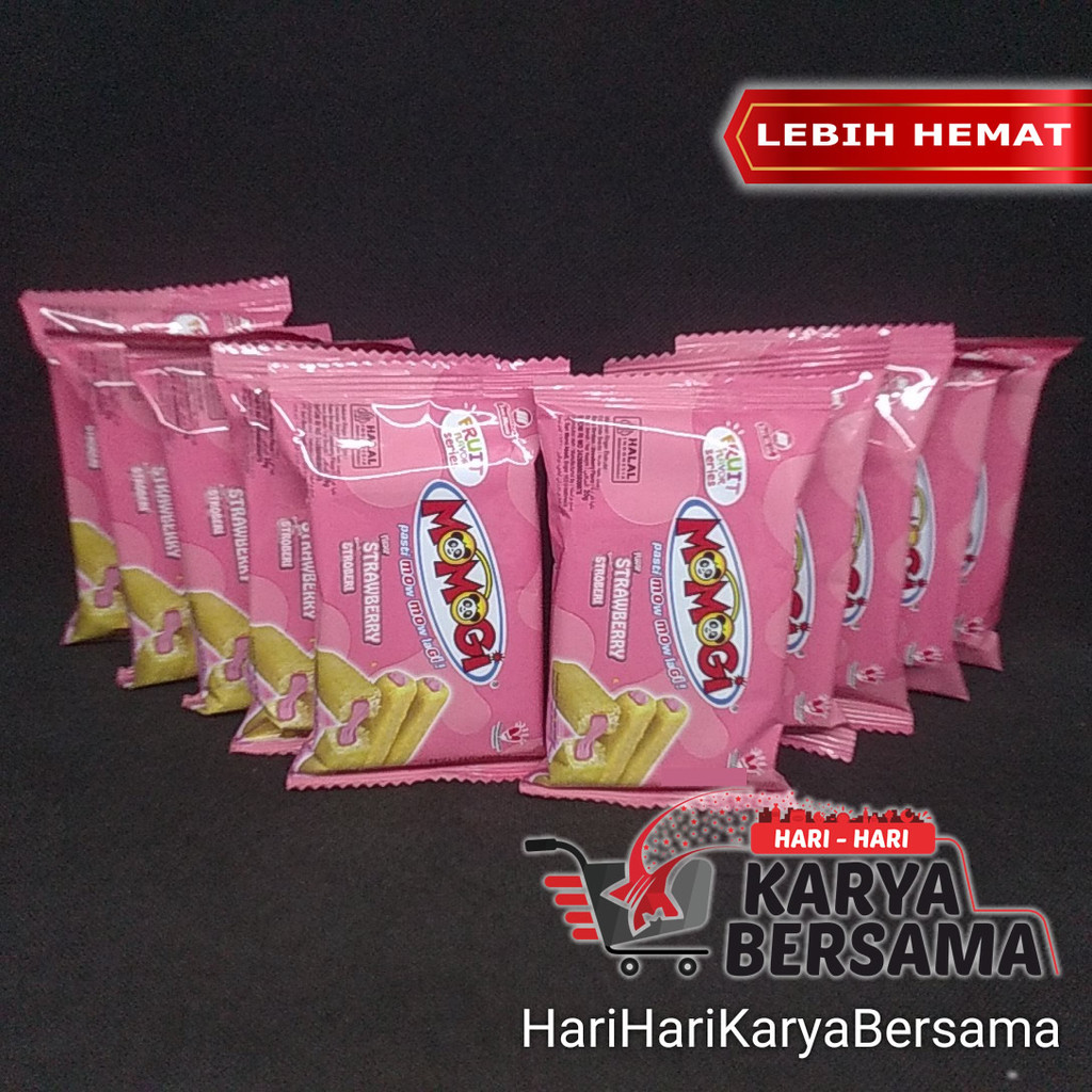 

MAKANAN RINGAN MOMOGI FRUIT FLAVOR SERIES STRAWBERRY PACK 10'S X 20GR
