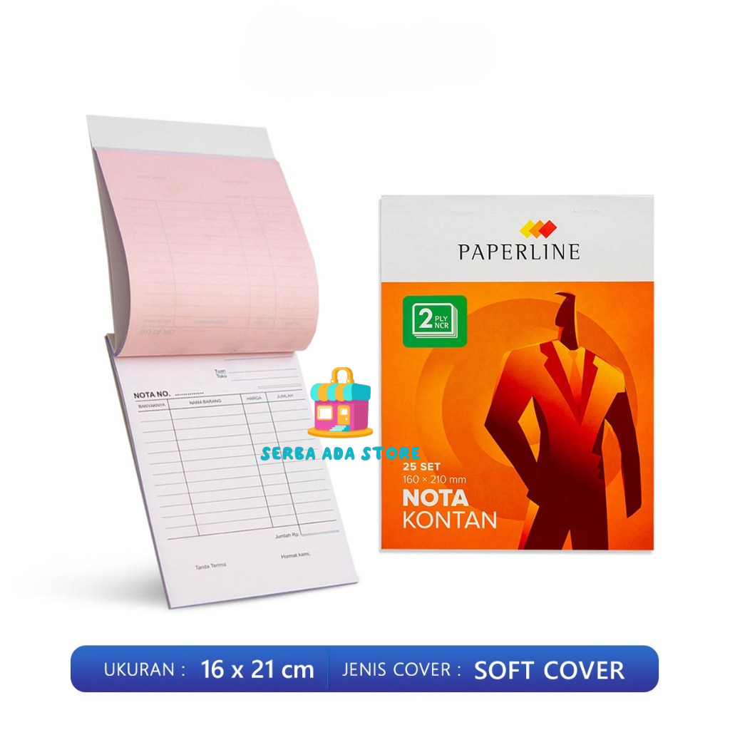 

Paperline Buku Nota Kontan Besar 2 Ply B2 160 x 210 mm 25 Set - SAS88