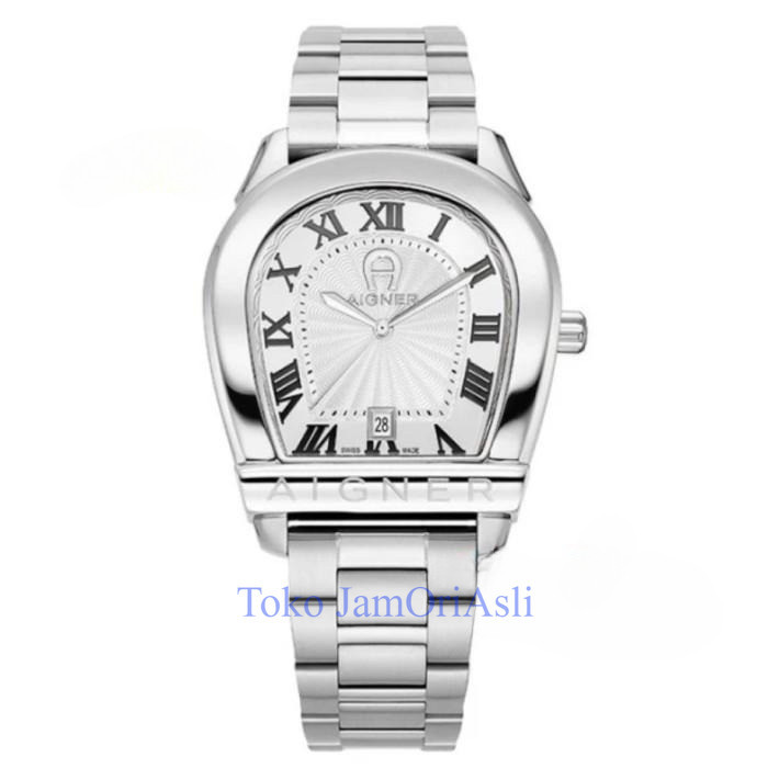 Promo Original Aigner Pria AGW.244006 Sienna Quartz White Dial Swiss Made Garansi Resmi 2 Tahun