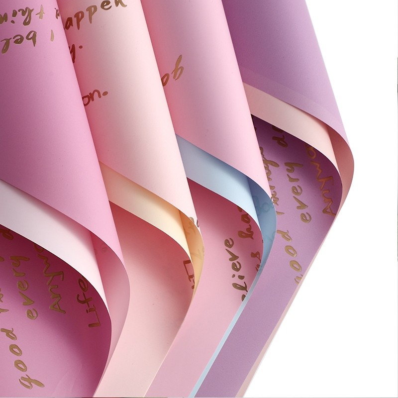 

[ 20 LEMBAR ] Kertas Cellophane Bicolor Buket Bunga Dua Warna Wrapping Paper Celophane Flower wrap KB6023