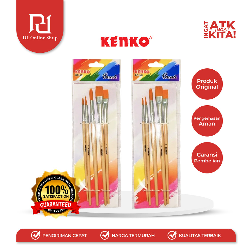 

KENKO KUAS LUKIS/ BRUSH BR-501 (1SET)