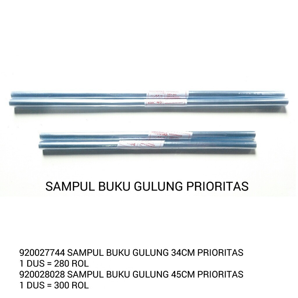 

Sampul Buku Gulung 45cm Prioritas / 1001 / Sampul Gulung / Sampul Mika