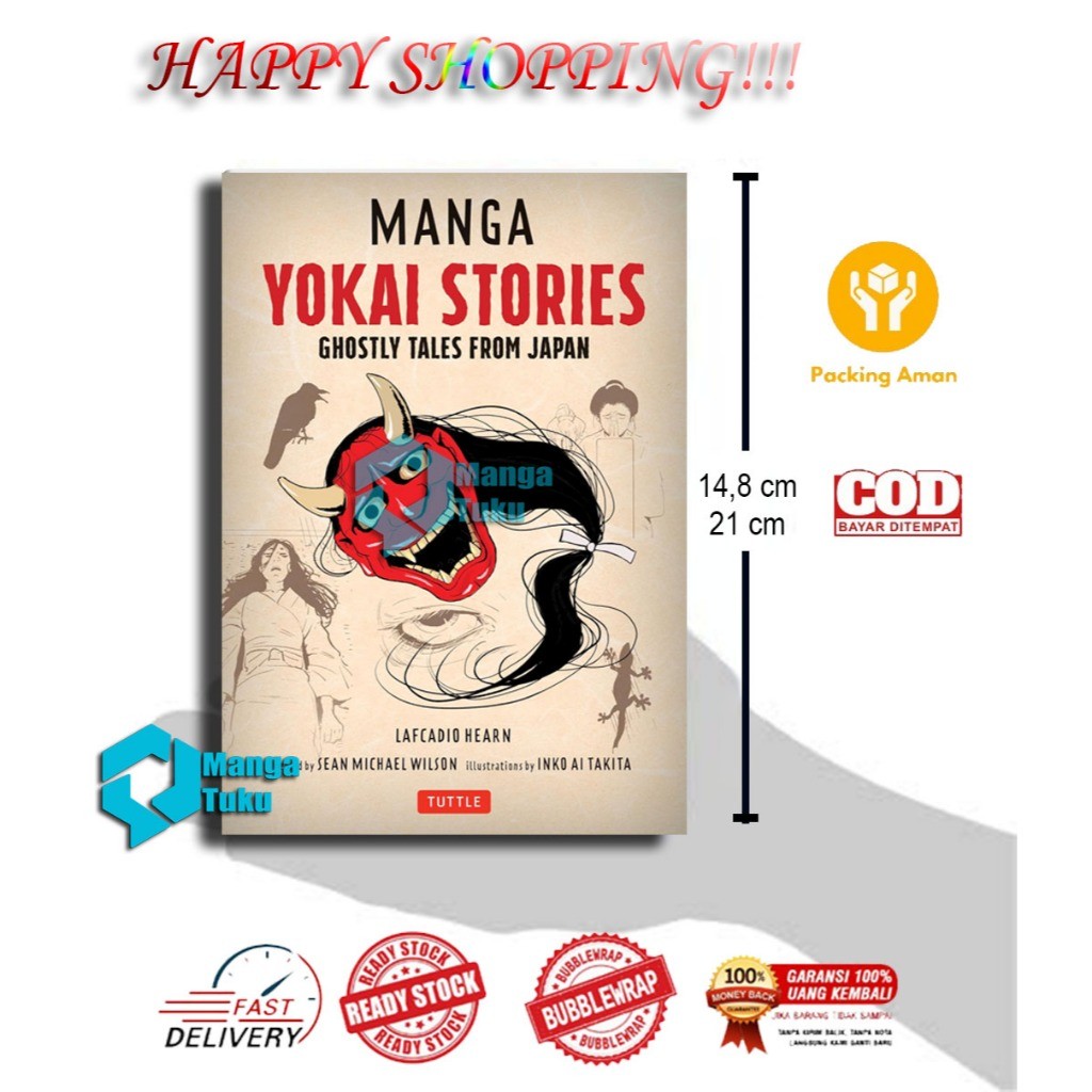 Manga Yokai Stories : Ghostly Tales from Japan (Seven Manga Ghost Stories) - Manga Tuku