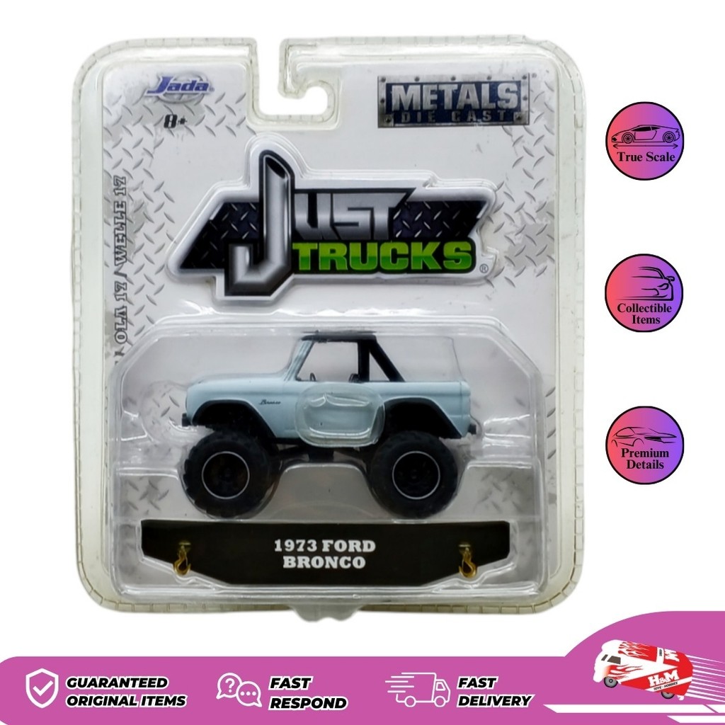 Jada Just Truck 1/64 1973 Ford Bronco