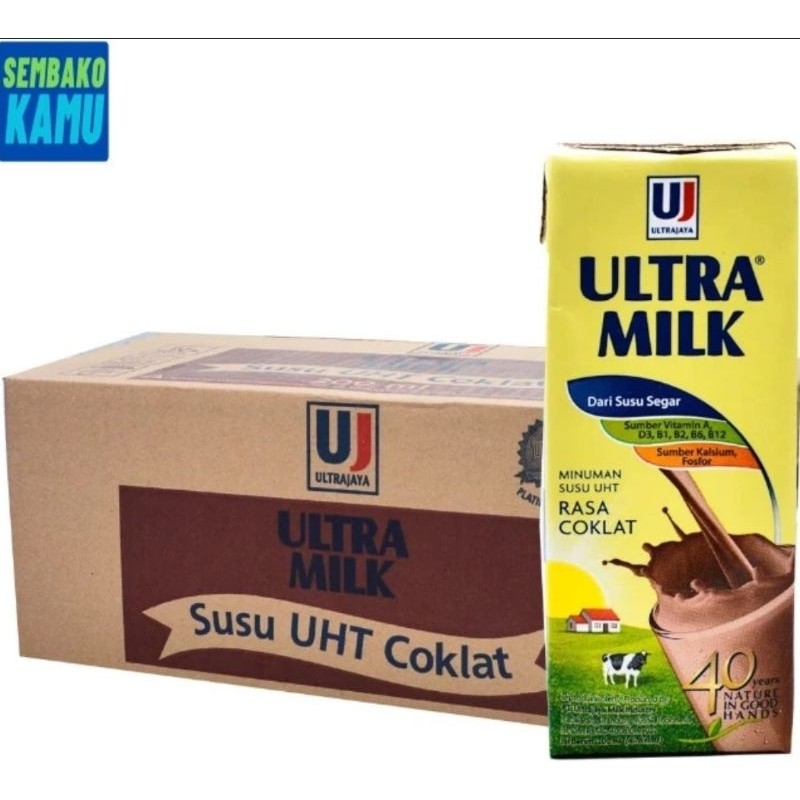 

Susu Ultra Milk UHT 200 ml 1 Dus x 24 pcs