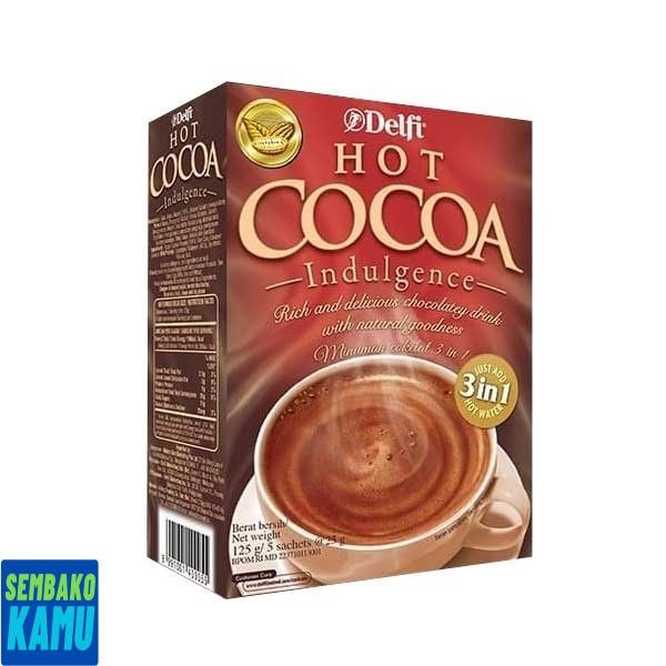 

Delfi Hot Cocoa Mix 3 In 1 5 pcs x 25 gr - Cokelat