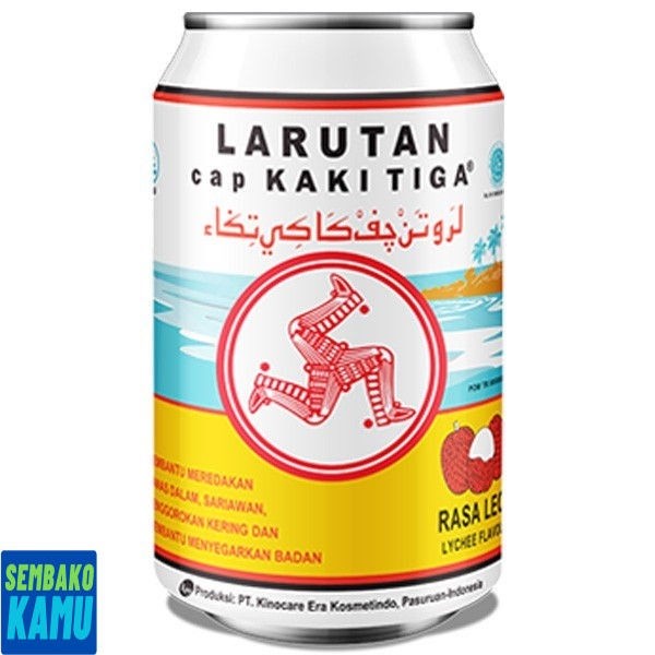 

Larutan Cap Kaki Tiga Lychee Kaleng 320 ml