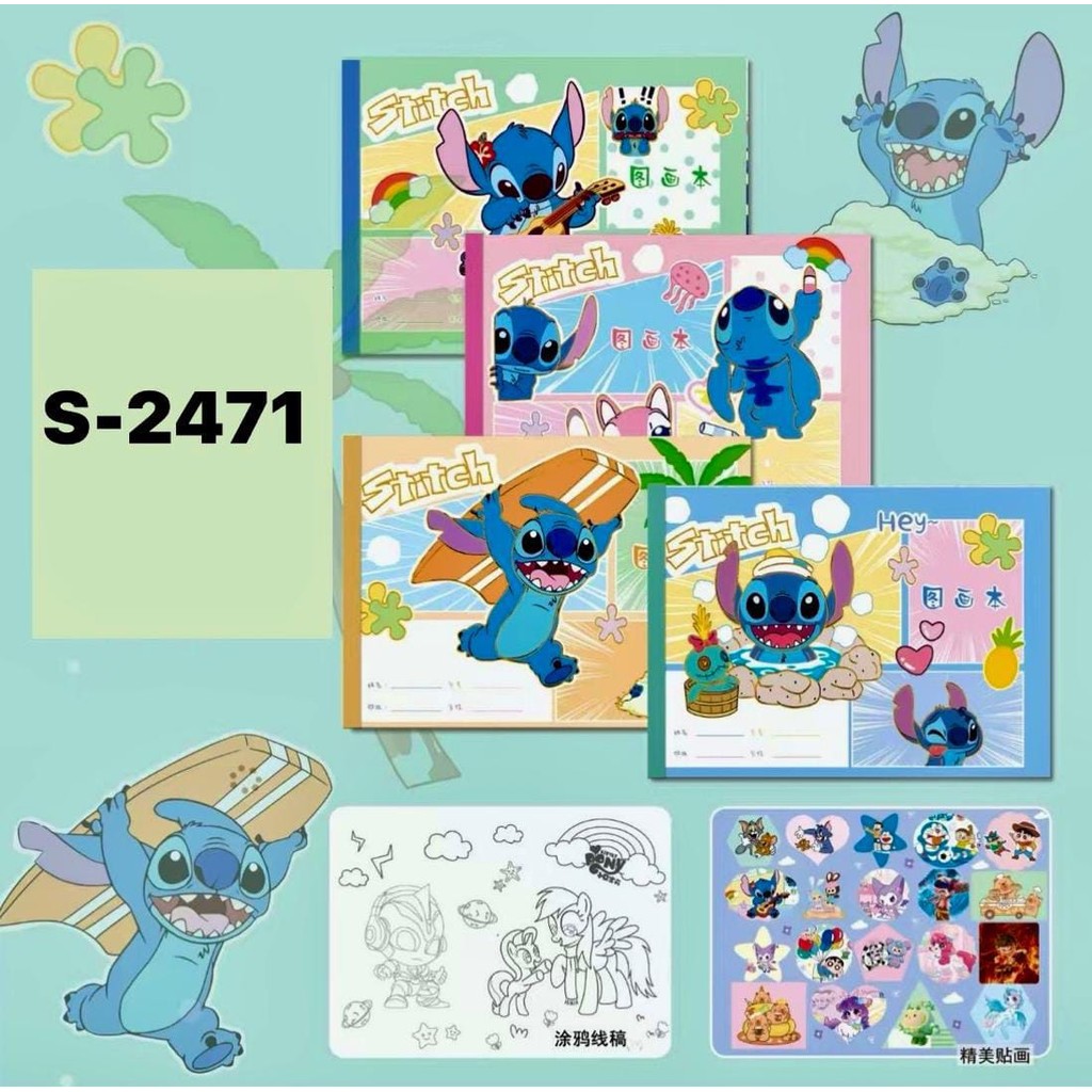 

*SDA* BUKU GAMBAR ANAK MOTIF KARTUN / BUKU GAMBAR A4 28 LEMBAR