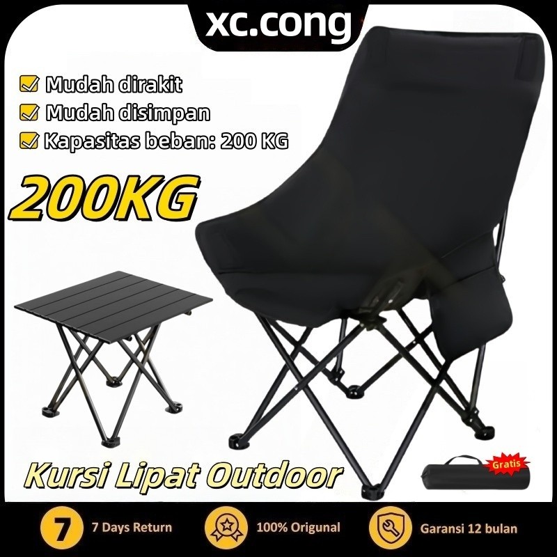 Kursi Lipat Outdoor Kursi Santai Kain Oxford Bangku Lipat Kursi Lipat Portable