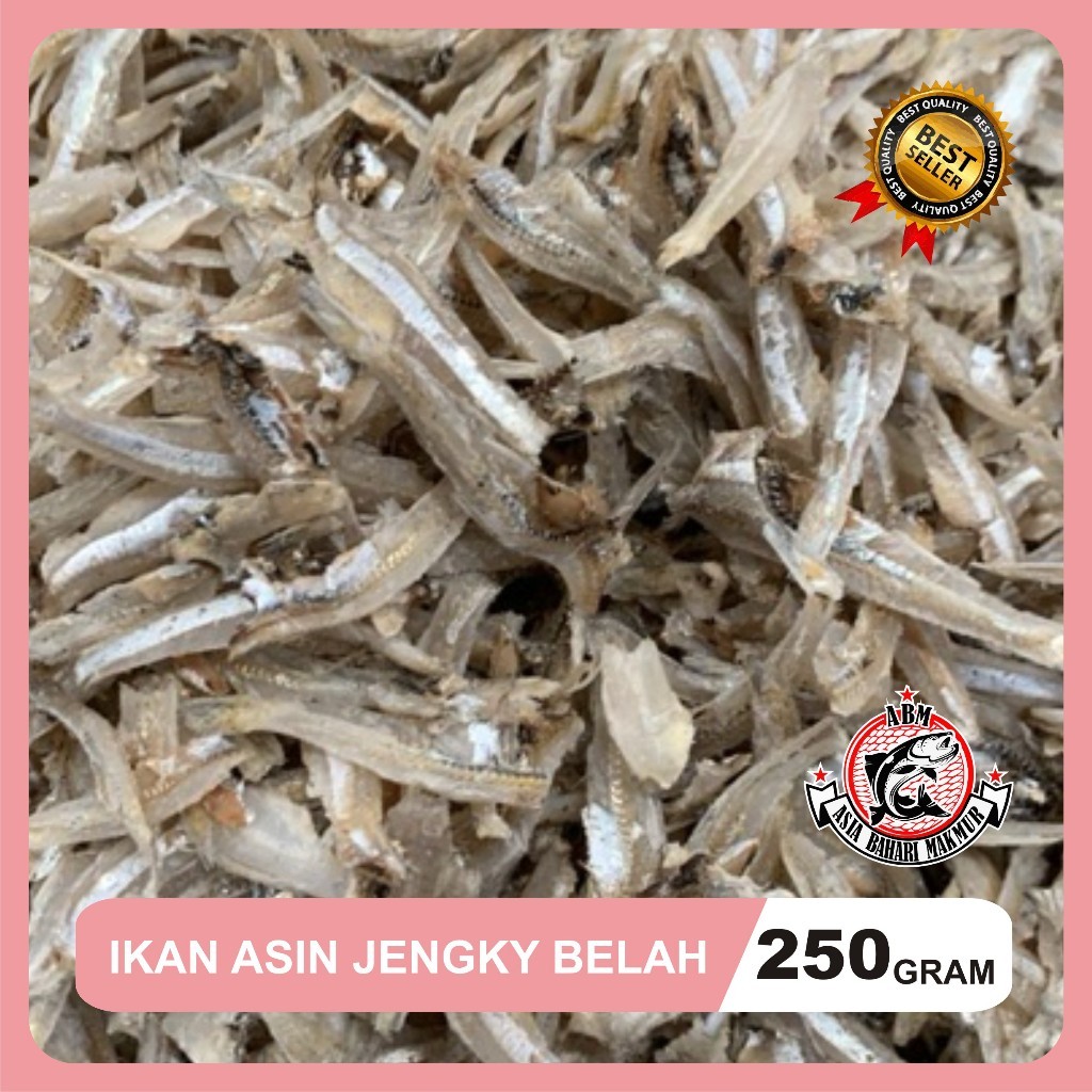 

Ikan Asin Teri Jengky Belah Vip Premium Tri Jengky Beleh 250 Gram