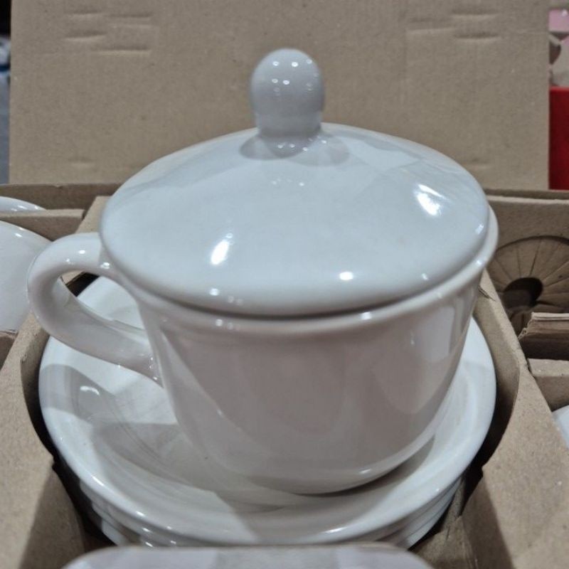 Cangkir Kopi Set tutup