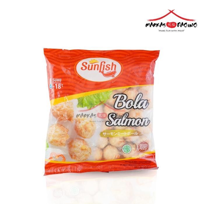 

PROMO! Sunfish Baso SALMON / Salmon Ball 500gr - Markasdaging