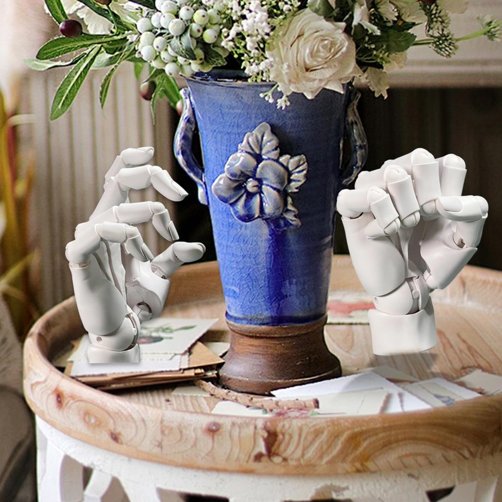 Hand Model Ornament Joints Moveable Artists Manikin Hand Figure Articulated Mannequin for Displaying
