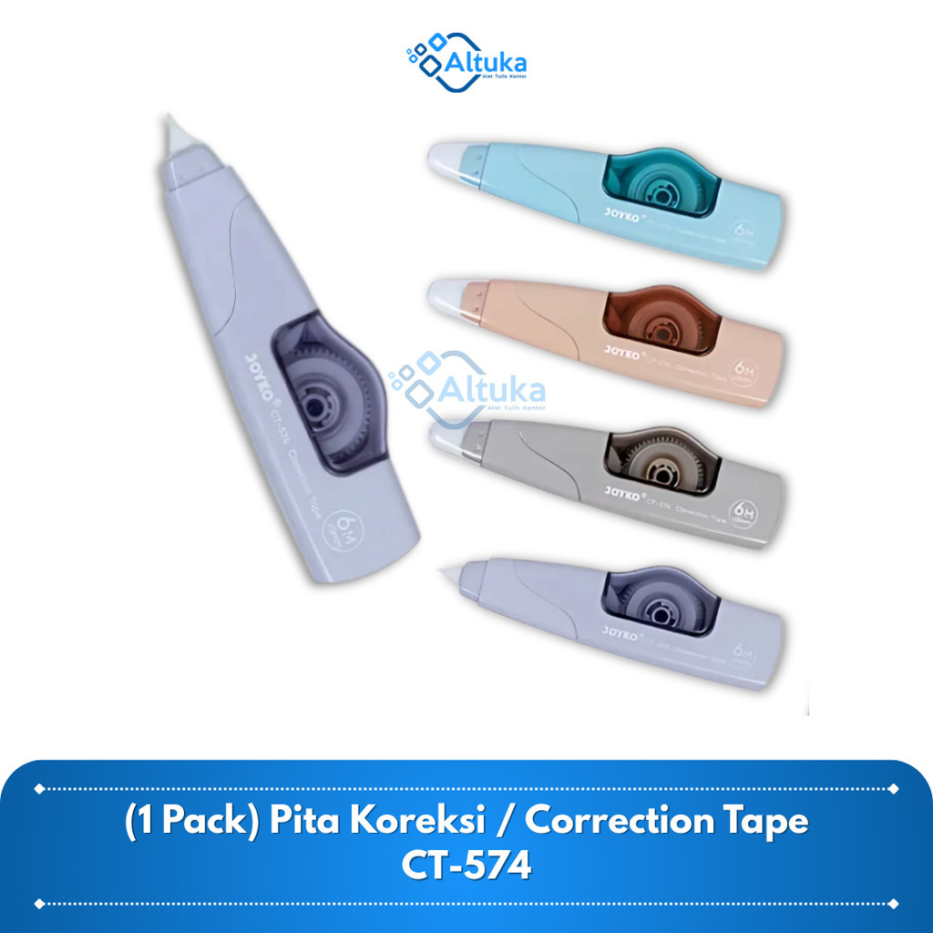 

(12 Pcs) JOYKO Pita Koreksi Correction Tape Koreksi Penghapus CT-574