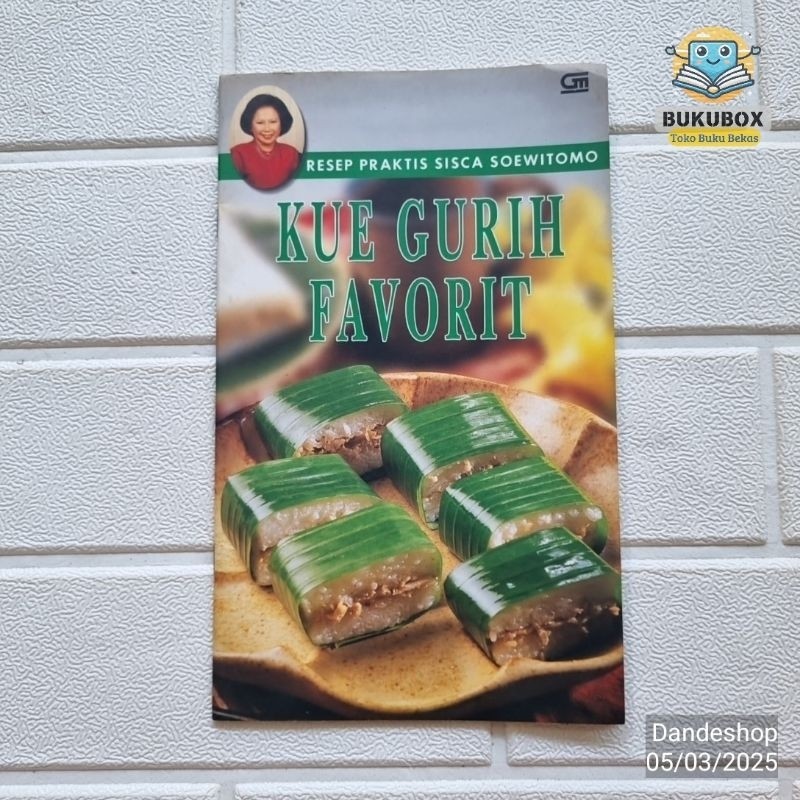 (BEKAS) Kue Gurih Favorit - Buku Resep Masakan  Preloved Original Gramedia