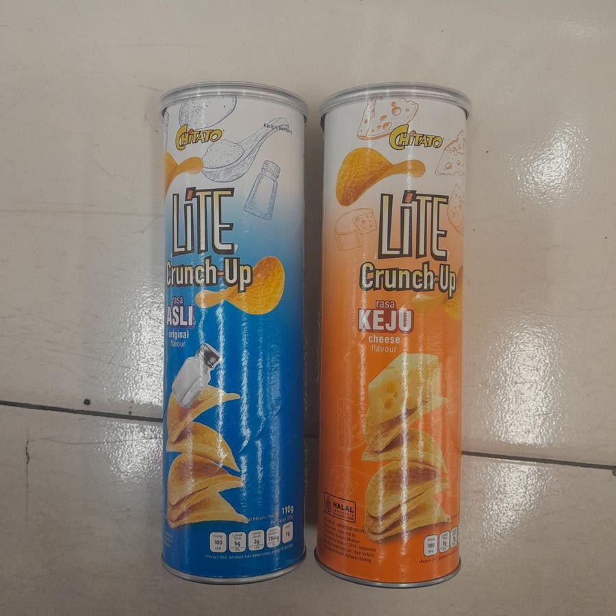 

Chitato Lite Crunch Up Potato Chip Rasa ASLI ORIGINAL / KEJU CHEESE 110gr