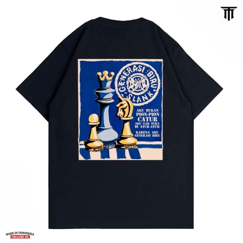 Kaos Slank Generasi Biru  Kaos Distro Slank Unisex