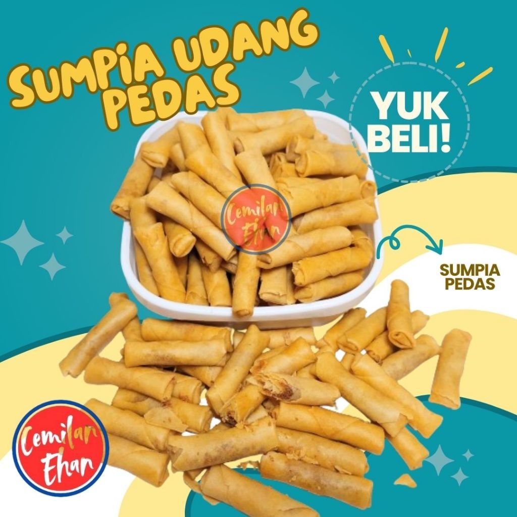 

Sumpia Spesial - 1kg | Kwalitas Super Abon Udang Sumpia Pedas Sarikaya