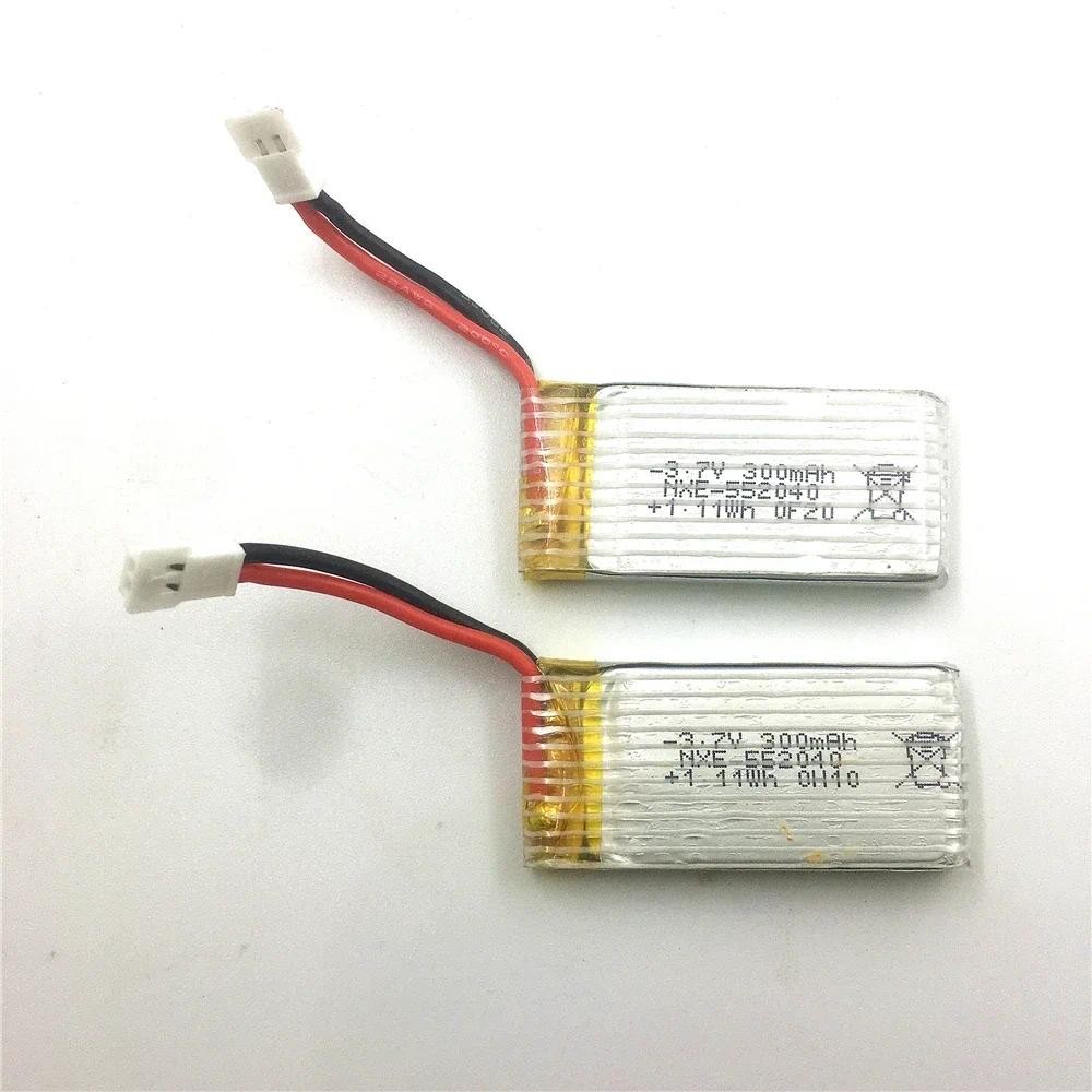 2PCS/Lot 3.7V 300mAh Lipo Battery For WLtoys V911S / XK K100 RC Helicopter  Spare Parts Accessories 