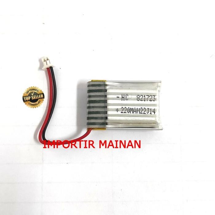 spare part rc helikopter CZ02 cx068 dinamo baterai lipo 3.7v baling2 - lipo 3.7v220mah by Urbanite s