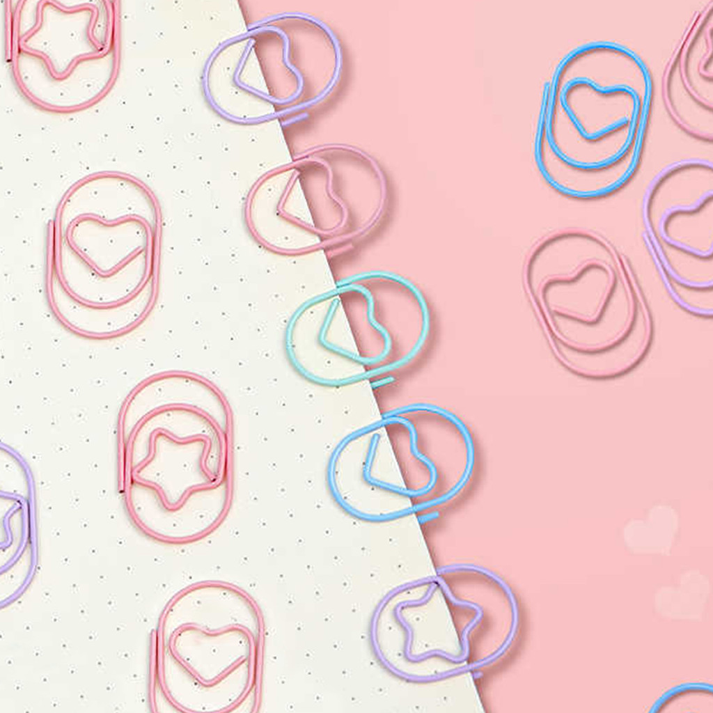 

20pcs Colorful Loop Pins - Creative Stationery Bookmark Set, High Value for Money, Perfect for File Organization and Display