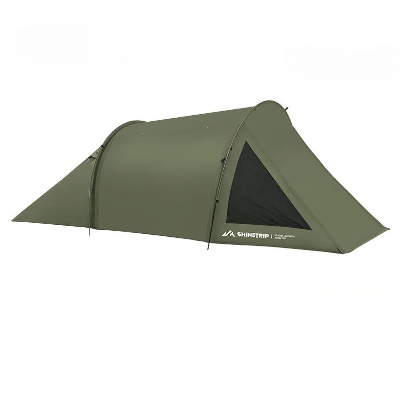 ShineTrip Tunnel Camping Tent Shade Sun Protection Camping Tent Large Space Oxford Cloth Tunnel Tent