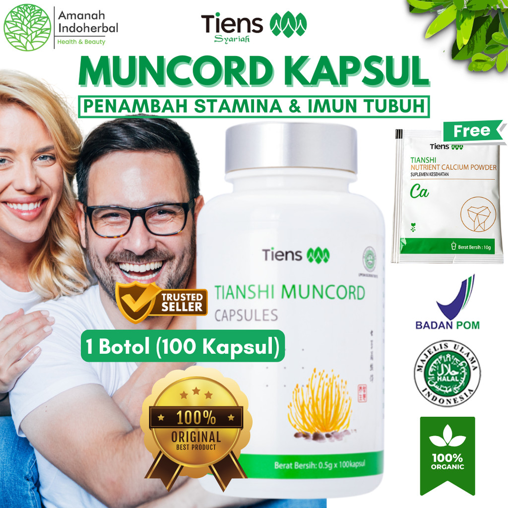 Tiens Muncord Suplemen Penambah Stamina Peningkat Daya Tahan Tubuh dan Imunitas Tubuh Penambah Stami