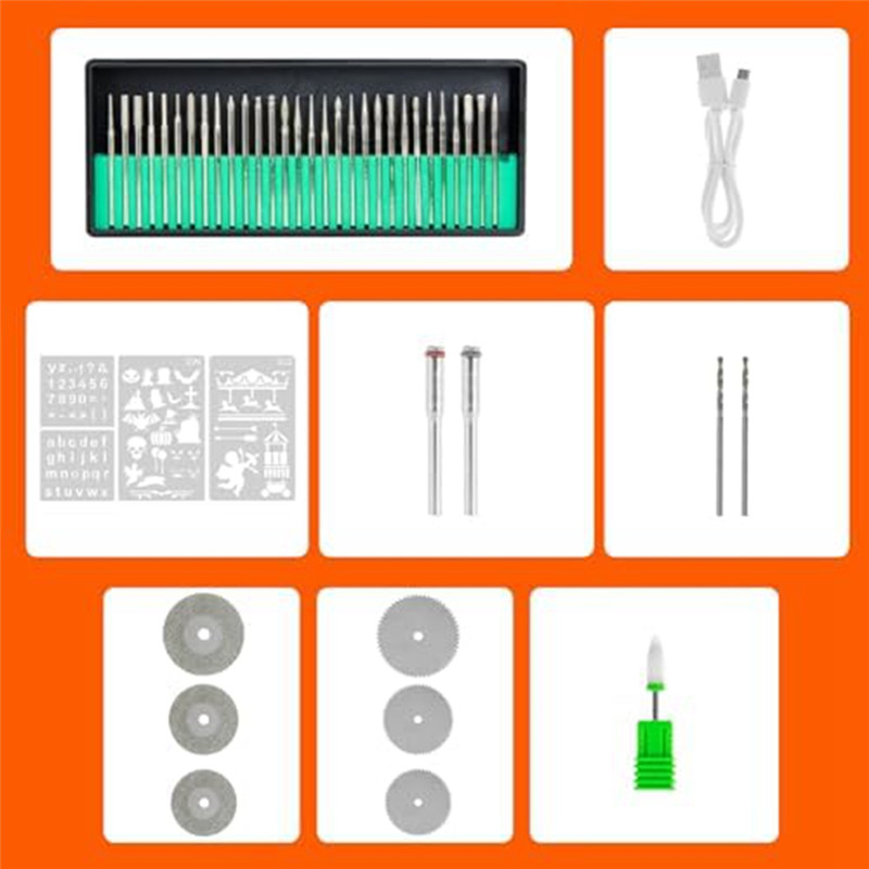 

AC23-Mini Engraving Pen 5000-18000R/Min Quiet Jewelry Carving Tool For Jewelry Glass Stone Metal Plastic Wood Resin