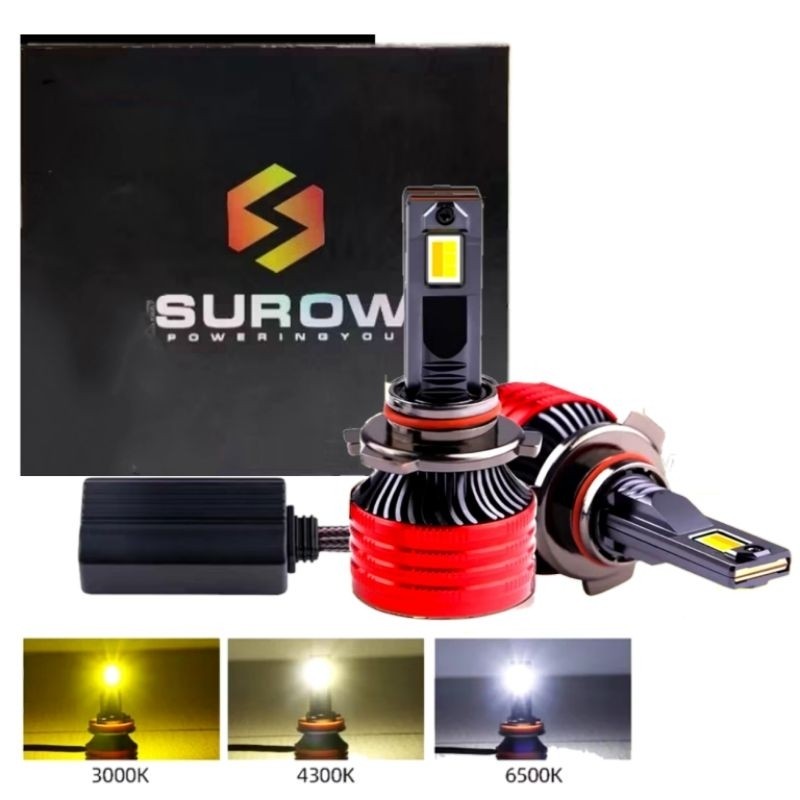 Lampu Mobil H4 H11 X50 3 Warna 65W High Power