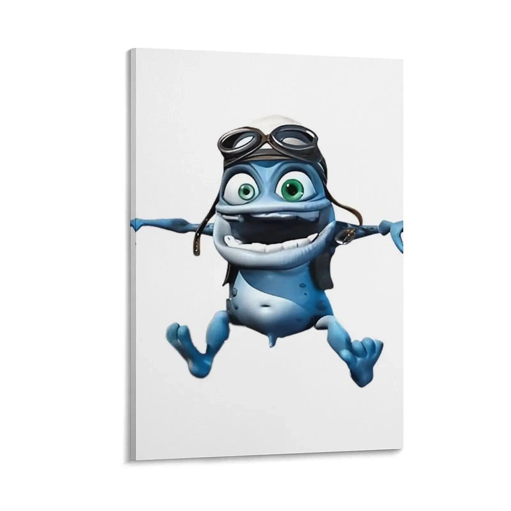 

Crazy frog Canvas Painting posters anime decorations for the room korean room decor
