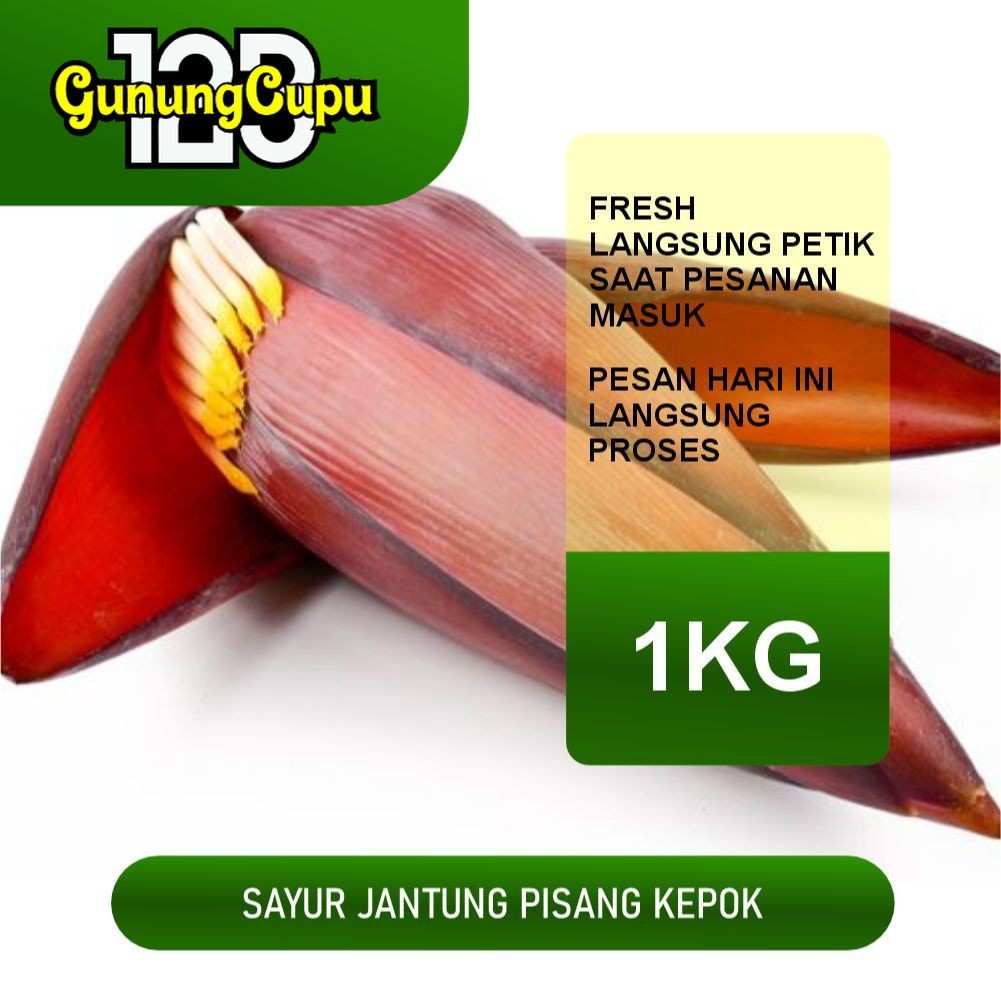 

Jantung pisang kepok 1kg