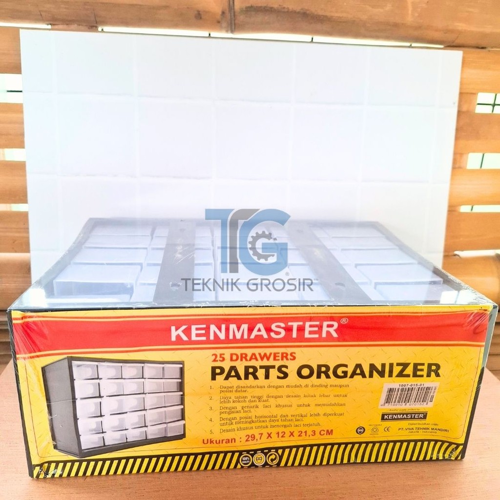 Rak Kenmaster 25 Slot | Rak Komponen Serbaguna Elektronik DIY