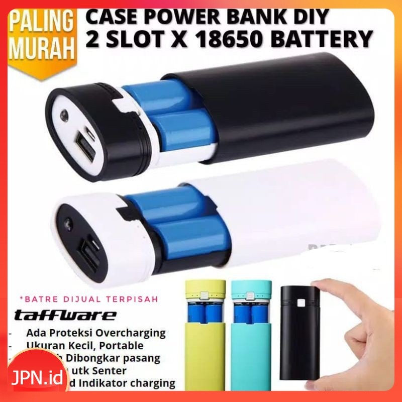 Casing Powerbank 2 Slot 18650 Case Modul Power Bank