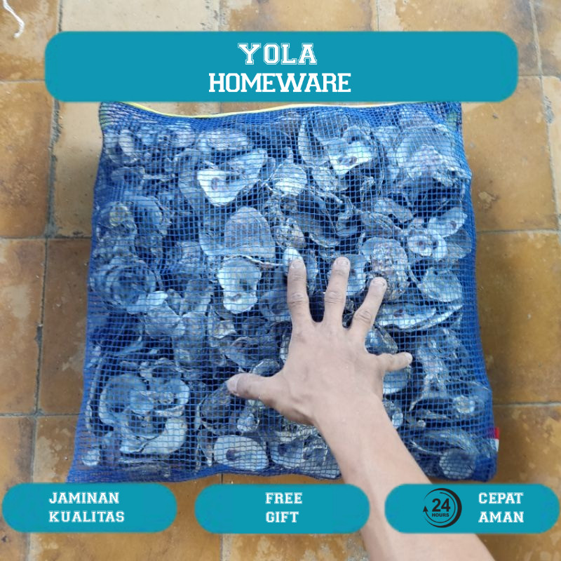 

Cangkang Oyster 5 Kg Kemasan Waring Media Filter Kolam Penstabil Ph