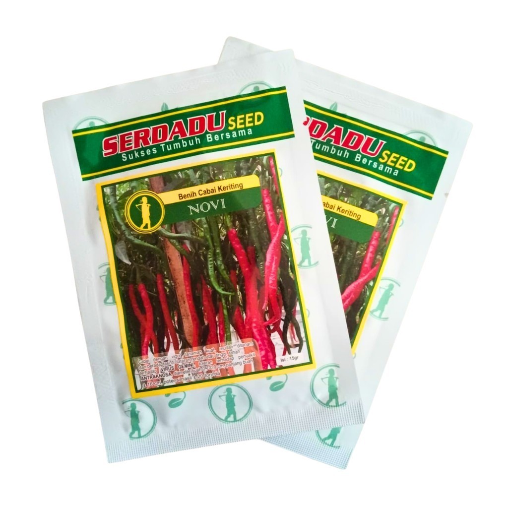 Benih Cabe Keriting NOVI 15gr Toleran Antraknosa Produksi Tinggi