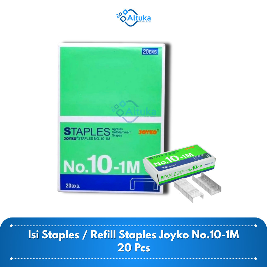 

(20 Pcs) Isi Staples Joyko Kecil No. 10-1M