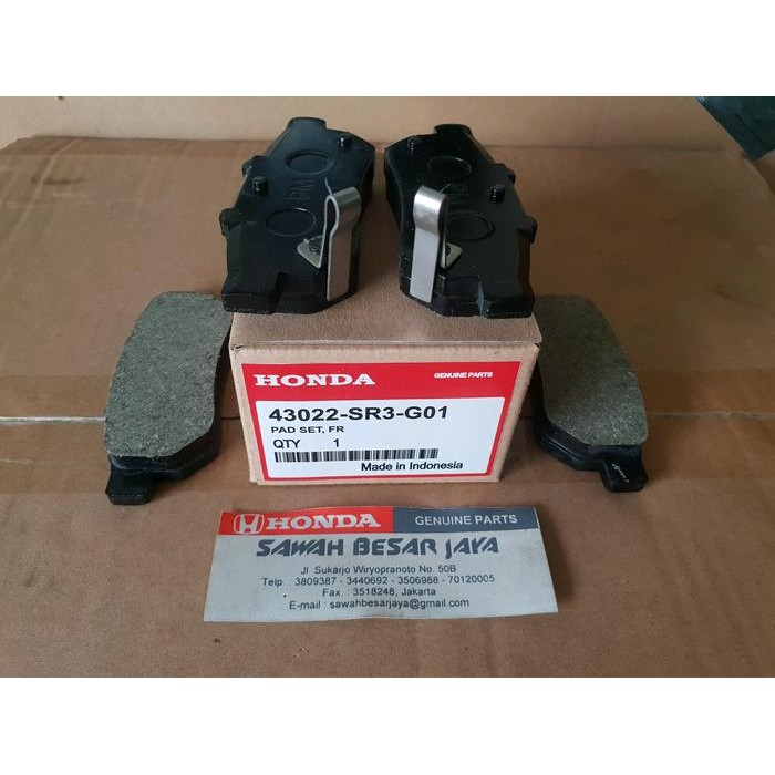 Brake Pad - Kampas Kanvas Rem Cakram Belakang Honda Jazz Lama GD3 City GD8 VTEC 2003 2004 2005 2006 