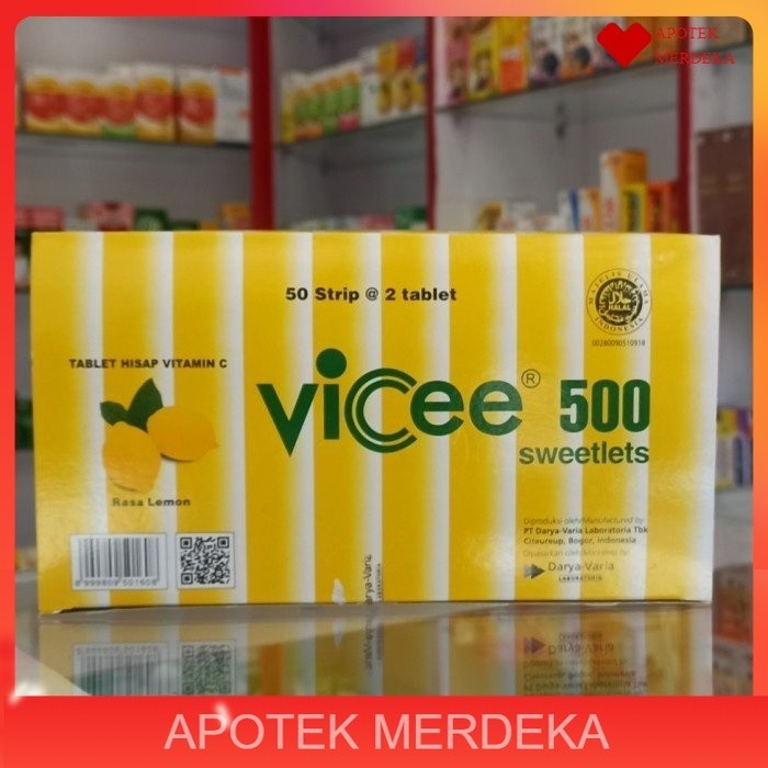 

Vicee Lemon Box / Vicee Vice box isi 100 Tablet Hisap