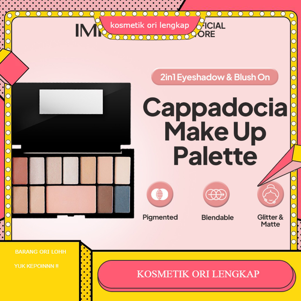 Implora Makeup Palette Cappadocia | eyeshadow implora pallete
