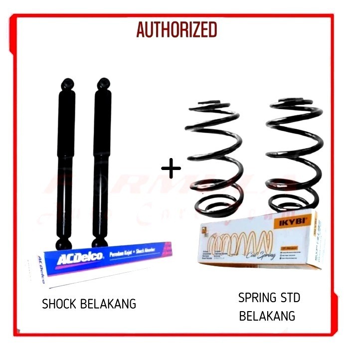 Shock Breaker Ori Acdelco / Paket Shock Breaker Acdelco + Per Std Ikybi Belakang Rush/Terios 07-16