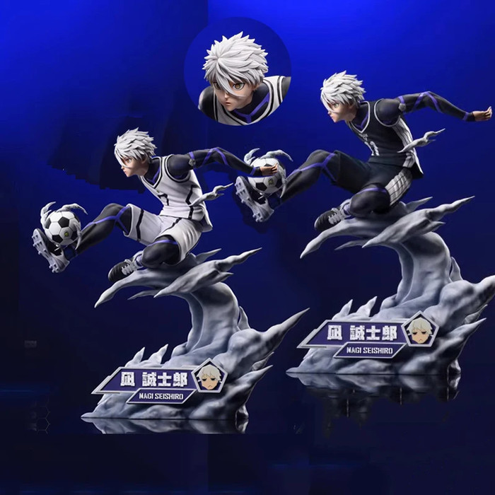 (Baca Deskripsi) Figure Blue Lock - Nagi Seishiro White / Black Jersey U-20 Ver.