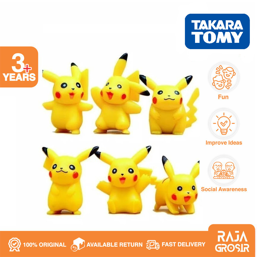 Takara Tomy Action Figure Pokemon Pikachu