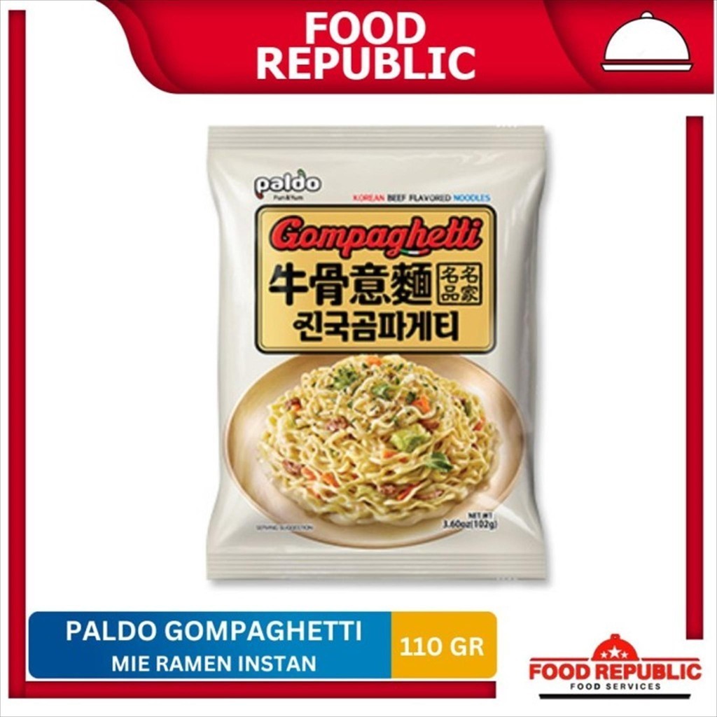 Paldo Gompaghetti Ramen Korea / Mie Ramen / Instan Noodles Import 110g