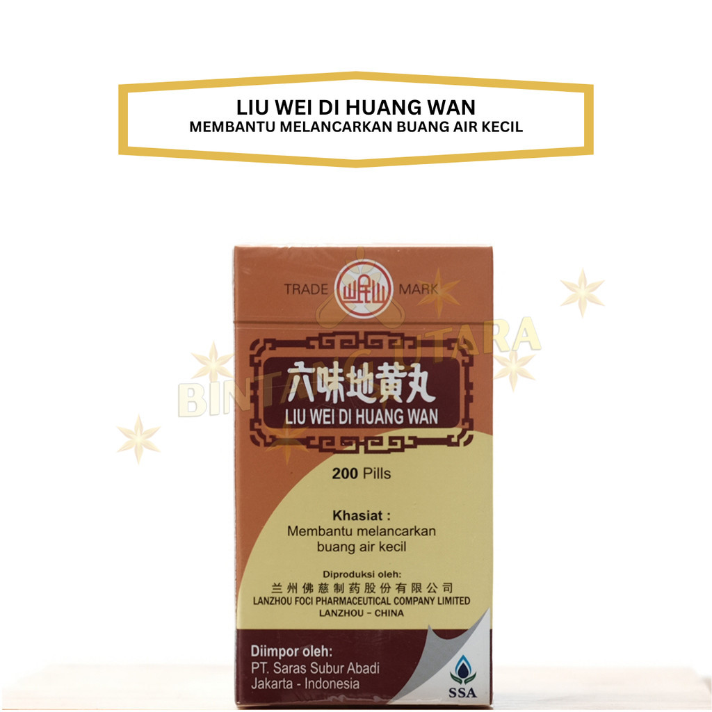 Obat Kesehatan Fungsi Ginjal Liu Wei Di Huang Wan