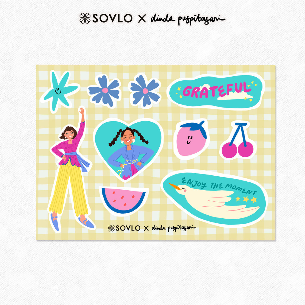 Sovlo x Dinda Puspitasari - Sticker Sheet