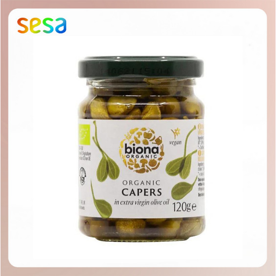 

Biona Organic Capers In Extra Virgin Olive Oil 120 Gr