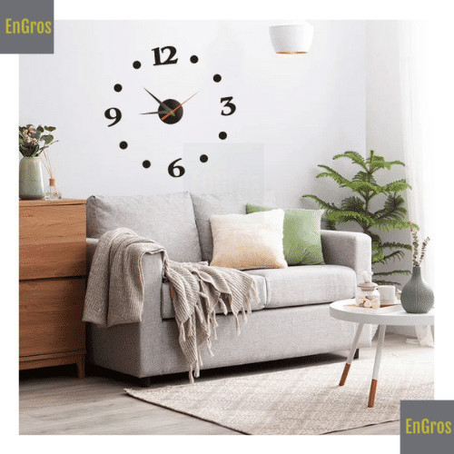 Jam Dinding Dekorasi Besar DIY JamDinding Jumbo DIY Unik Untuk Ruang Tamu / Kamar - Jam Dinding Temp