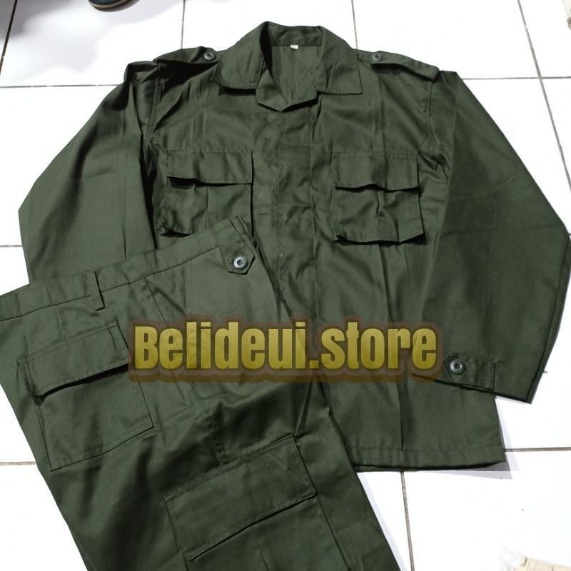 Setelan Baju PDL/Baju PDl/Seragam menwa PDL